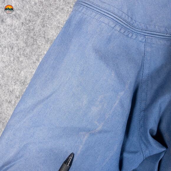 David Taylor Full-Zip Bomber Jacket Blue Long Sleeve Cottage Men's Size Large - Picture 4 of 15